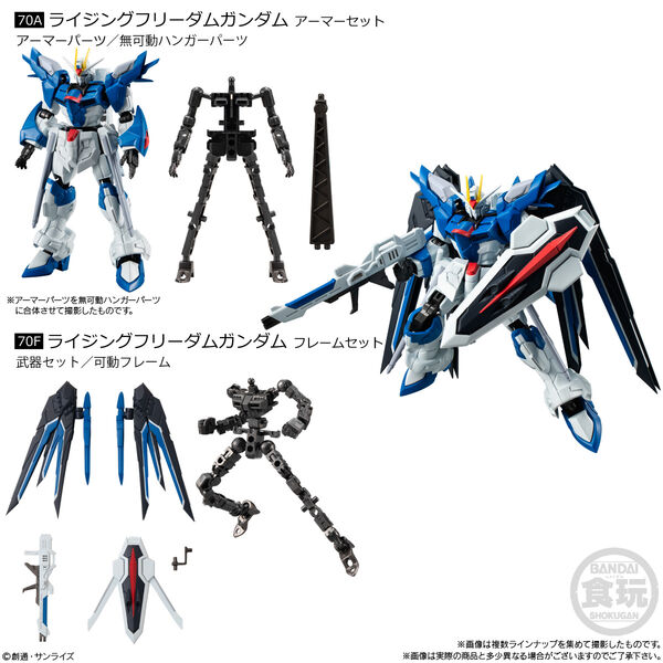 STTS-909 Rising Freedom Gundam, Kidou Senshi Gundam SEED Freedom, Bandai, Trading, 4570117910852